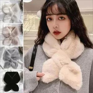 [하프클럽/]여성 인조밍크 털 목도리 쁘띠 퍼 머플러 페이크퍼 목도리