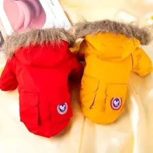 댕댕이 추운 겨울용 후드 패딩 모자외투 P29719 외출용