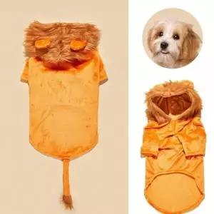 댕댕이 극세사 사자캐릭터 의상 후드티 P52365 외투