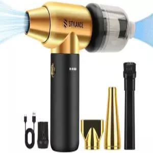 압축 공기 집진기 - 이발기 송풍기 전기 3 기어 미니 휴대용 제트 드라이 무선 진공 청소기 PC 사무실 살롱