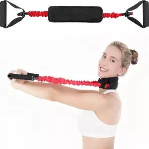 목 스트레칭 운동 밴드 - 를 위한 경추 견인 장치 넓고 두꺼운 패딩이 있는 내구성과 편안함