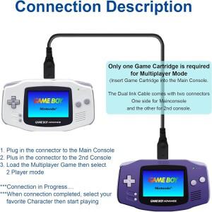 [호환품]Game Boy Advance SP 링크 케이블 2 플레이어 교체 GBA 커넥터