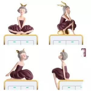 스위치 있어요 기다리고 커버 소품 인테리어 벽 와인레드가 장식