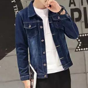 [라일리의류] Rly 청 진청 패션 데님 남자봄점퍼 남자청 남자셔츠