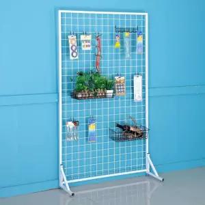 네트망 디스플레이 스탠드 철제 매장 작품 거치대 이동식