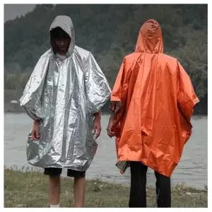 휴대용 등산 캠핑 양면 우비 판초우의 비옷 우비 레인코트 레인부츠 우산