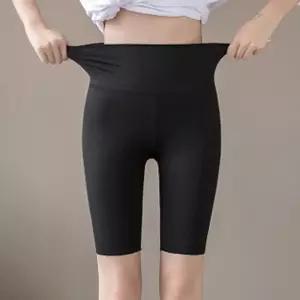 하이웨스트 심리스 5부 레깅스 고탄력 힙업 운동바지 여성쫄바지