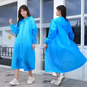 헬로제인 패션 레인코트 (블루) 남녀공용 우비 비옷 고급우비 패션우비