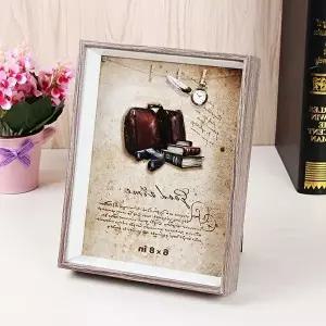 탁상용액자 솔리드 우드 프레임 사진액자 6x8 포토 (KYR-WFB9E3C)