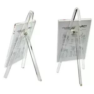 웨딩 아기 사진 거치대 투명이젤 액자 아기사진 작은 (KYR-W62B752)