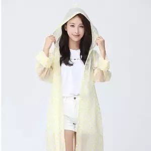 EVA 땡땡이 우비 여름 장마철 남여공용 비옷 레인코트 우비 우의