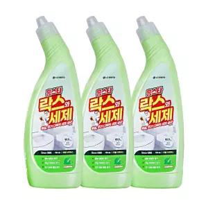 엘지 홈스타 락스와세제 허벌 시트러스 세정제 750ml 3개 욕실 변기 곰팡이 악취 찌든때