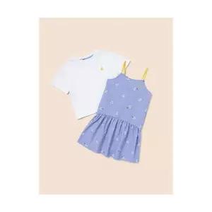 빈폴 키즈 시어서커 데이지 피스  티셔츠 SET 블루 (BI3571G03P) 219001