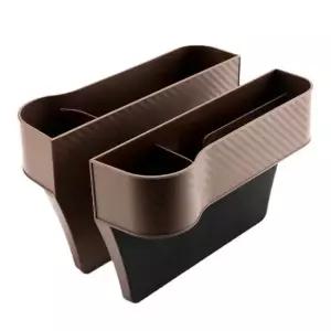 현이몰 (운전석1+조수석1) 차량용 콘솔 사이드포켓 컵홀더 차량용사이드포켓 차량용거치대 틈새포켓 수납함