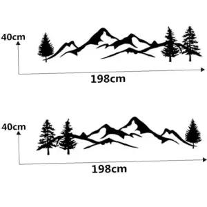 캠핑카 꾸미기 카라반 스티커(198x40cm)