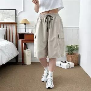 여름 데일리 여성 포켓팬츠 카고반바지 5부 (WFKBXGA)