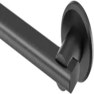 Gatco 652MX 로크 24인치 L 그랩 바 매트 블랙/ADA 준수 스테인리스 스틸 안전 욕실용