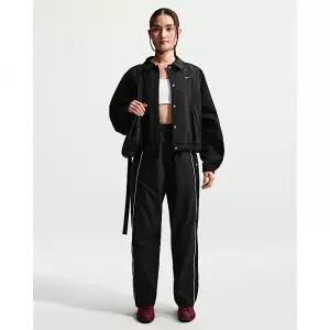 [나이키]스포츠웨어 여성 오버사이즈 미드라이즈 트랙 팬츠 - 블랙블랙블랙세일 IF0219-010 292648