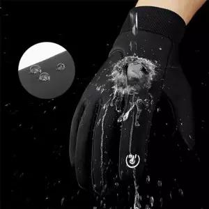 남성 자전거 오토바이 겨울 방한 보온 터치 글러브 장갑 여성 남자 스마트 용장갑 발열 스포츠