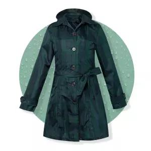 키밍 비오는날 여성 트렌치 레인코트 우비 롱코트 패션우의 방호복 고급 코트형 등산 다회용 방수 비옷 성