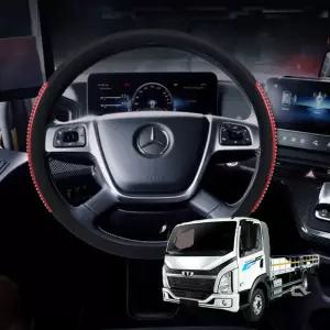 타타대우 더쎈 4D 입체 실리콘 핸들커버메가트럭 덤프 5톤차 버스 자동 카바 그립 논슬립 가죽 대형 전용