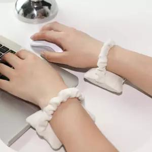 스마일 손목 키보드 보호 쿠션 밴드형 손목 받침 1P 손목받침대