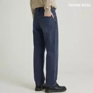 [디자이어로즈] 세미와이드 키작남 청바지 데님팬츠