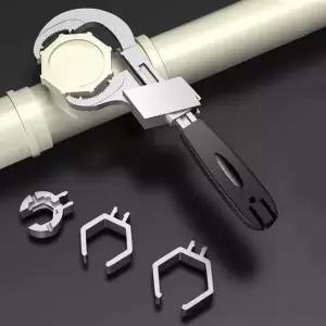 현이몰 세면대 주방 만능 렌치 스패너 세트 80mm 주방용 배관 만능렌치 80MM 욕실 다기능 몽키스패너