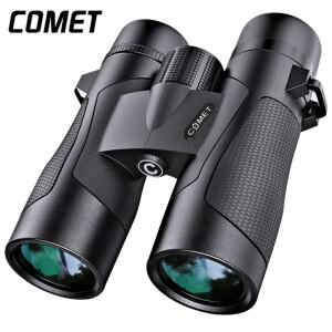 Comet 10x42 쌍안경 BAK4 광학 렌즈 장거리 망원경 HD 휴대용 캠핑 Huingt 하이킹 야외 스포츠 콘서트