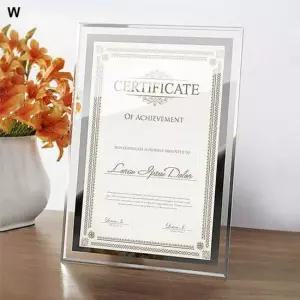 [무료배송] A4 사이즈 고급형 상장 액자 실버