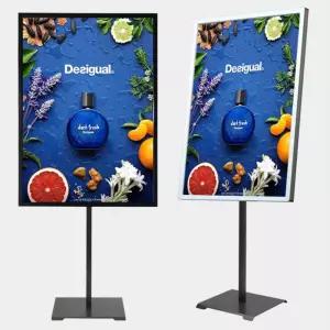 국산 홍보 안내 개폐식 A1 가로세로 철제 포스터스탠드 부동산 매장 철제배너