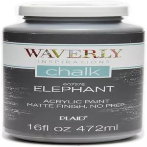 웨이벌리 인스퍼레이션스 초크 마감 아크릴 페인트 - 엘리펀트 16온스 60757E