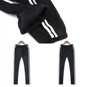 (색상 두줄)두줄 트레이닝바지 DM191111 청바지 팬츠 체육복 여성 트레이닝 밍크 운동복 티숙 겨울신상 추