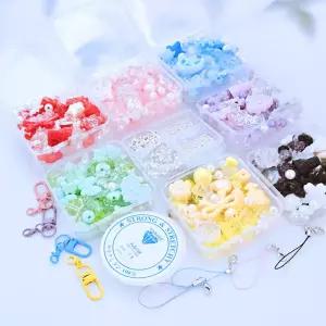 비즈 키링 만들기 DIY 비즈스쿱 3컬러 믹스 세트 부자재 포함