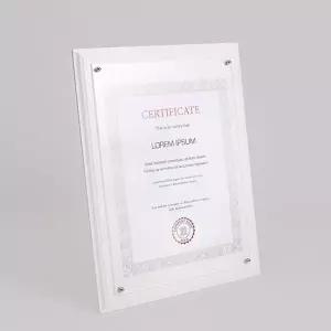 벽걸이액자 클래식 허가증 상장 액자 A4 인증서액자 (KYR-WB96574)