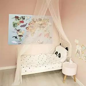 패브릭 포스터 동물원 S 대형 장식 벽걸이 (KYR-WFFTTLL)