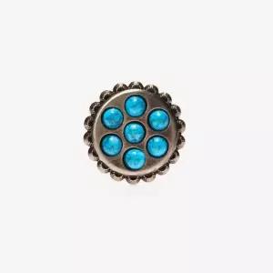 [크록스]CRS10016628 얼룩무늬 실버 앤 터키석 - FFF 691646