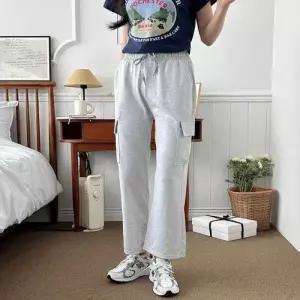 여자 리챈스 면바지 카고팬츠 일자팬츠 트레이닝팬츠 WEF1069