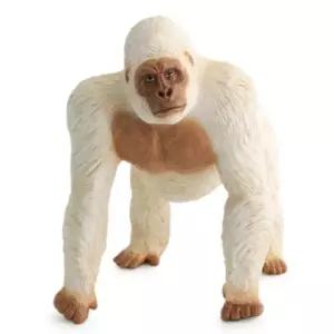 어린이 리얼 관찰 동물 모형 완구 흰색 고릴라 피규어 장난감 미니어처 소프트 어린이집 교육용 역할 놀이