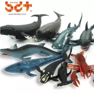 어린이집 안전 완구 소프트 바다 생물 모형 9종 고래 상어 교육용 피규어 놀이 어류 물고기 미니어쳐 관찰