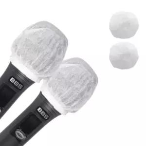 일회용 부직포 마이크 커버 2P 1SET 화이트 마이크커버 마이크위생커버