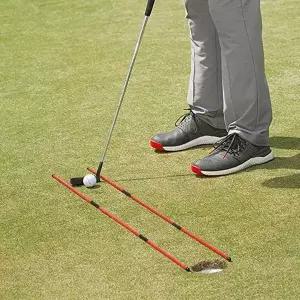 [하프클럽/알티피아]파워큐 골프 접이식 얼라인먼트 스틱 2P 셀프