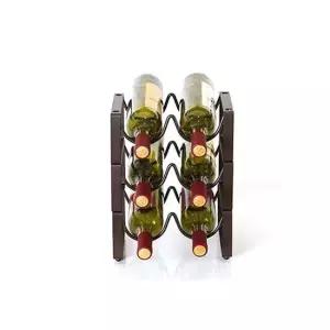 엔틱 물결 와인랙(2열 3단) 와인거치대 생활용품 가정용품 생필품