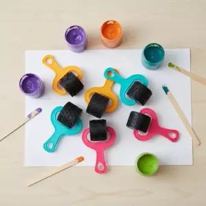 캐스B 패턴롤러 스탬프 6종세트 패턴찍기 롤링 스템프 도장 찍기놀이 유아미술 물감놀이