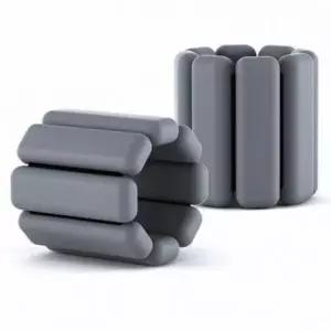 중량 실리콘 손목 발목 웨이트 밴드 다크그레이 운동 보조 아령