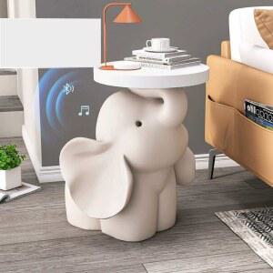 코끼리협탁 모형 선반 인형 오브제 소품 동물