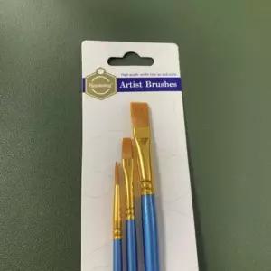 스텐실 붓 미술 수채화 납작 페인트 물감 브러쉬