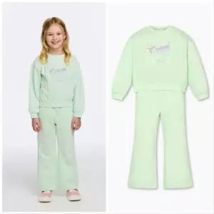 [갤러리아] 베네통키즈(26S)여아 부츠컷 셋업 QASE03611MT