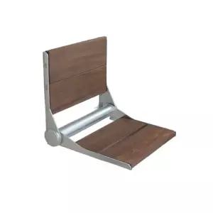 우드색 샤워 의자 접이식 현관 신발장 벽걸이 호두블랙 월넛우드 실버 프레임