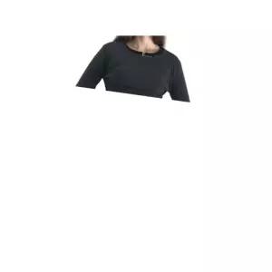 [후아유] 여성 Dyed Ribbed Shirring T-shirt WHLAF3831F 242984